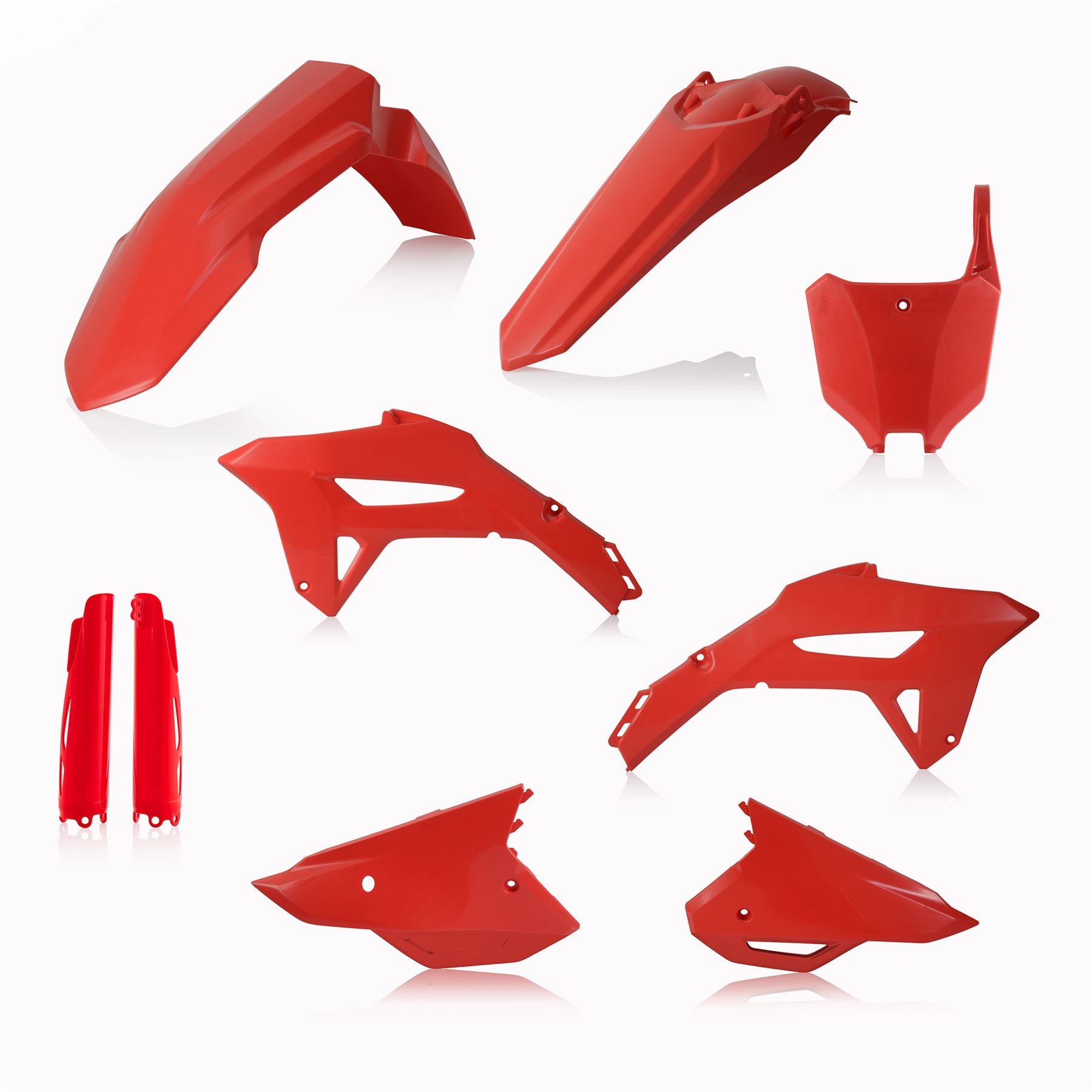 Acerbis Full Plastic Kit Red For HONDA CRF 250 R 2022-2024